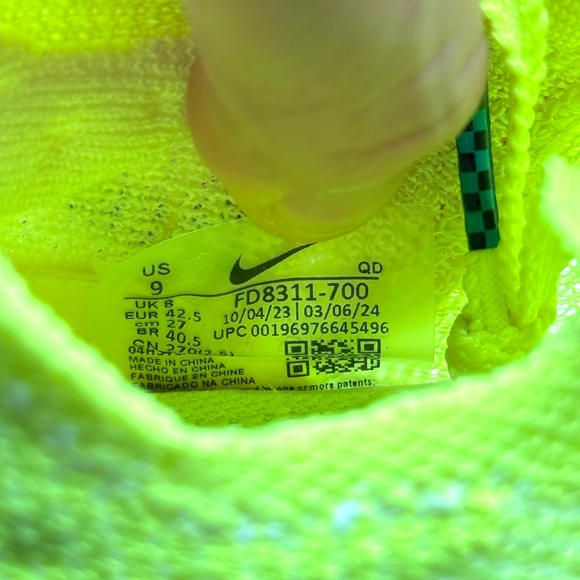 Nike Mens Nike Zoom Alphafly Next% 3 Sz 9 New w/o Box Running FD8311-700 - Picture 5 of 10